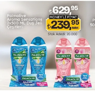 Palmolive Aroma Sensations 2X500 Ml Duş Jeli Çeşitleri