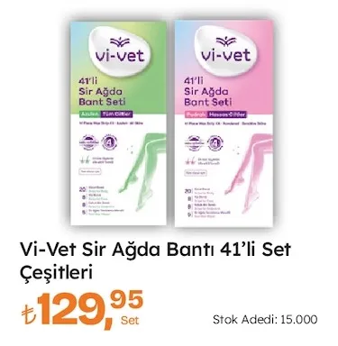 Vi-Vet Sir Ağda Bantı 41'Li Set Çeşitleri