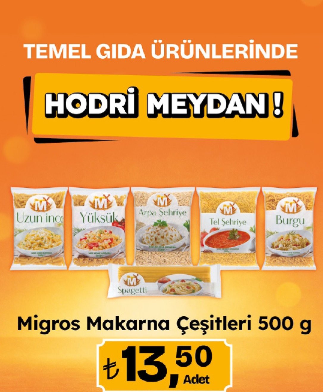 Migros Makarna Çeşitleri 500 G