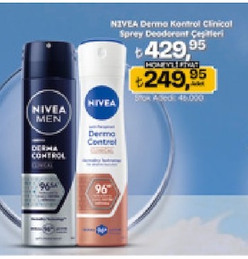 Nivea Derma Kontrol Clinıcal Spray Deodorant Çeşitleri
