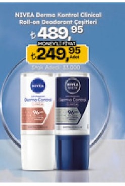 Nivea Derma Kontrol Clinıcal Roll-On Deodorant Çeşitleri