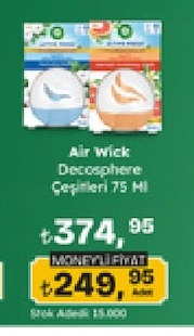 Air Wick Decosphere Çeşitleri 75 Ml
