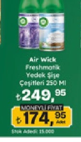 Air Wick Freshmatik Yedek Şişe Çeşitleri 250 Mı
