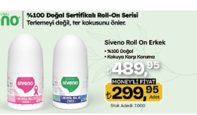 Siveno Roll On Erkek