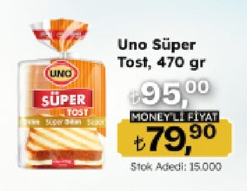Uno Süper Tost, 470 Gr