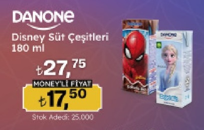 Danone Disney Süt Çeşitleri 180 Ml