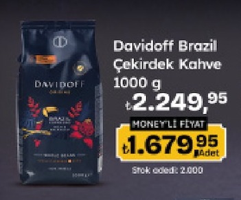 Davidoff Brazil Çekirdek Kahve 1000 G