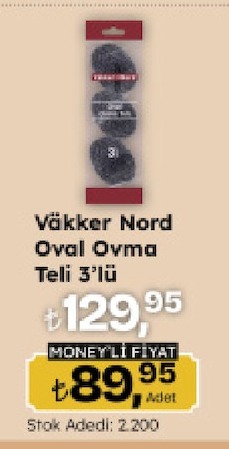 Väkkär Nord Oval Ovma Teli 3'Lü