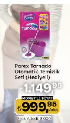 Parex Tornado Otomatik Temizlik Seti (Hediyeli)