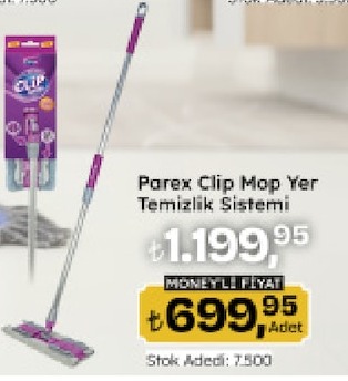 Parex Clip Mop Yer Temizlik Sistemi