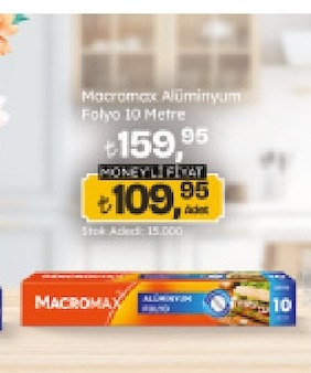 Macromax Alüminyum Folyo 10 Metre