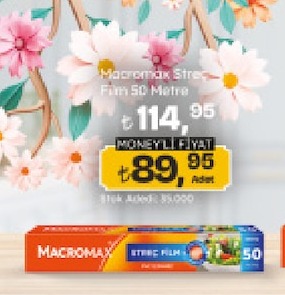 Macromax Streç Film 50 Metre