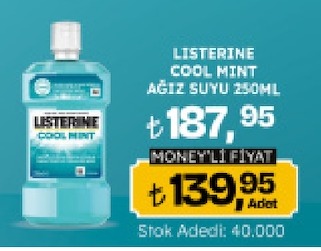 Listerine Cool Mint Ağız Suyu 250Ml