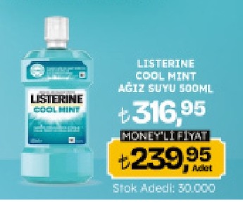Listerine Cool Mint Ağız Suyu 500Ml