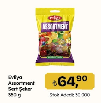 Evliya Assortment Sert Şeker 350 G