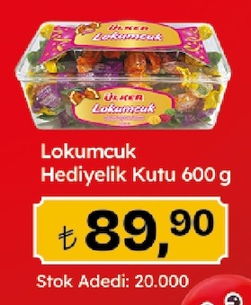 Ülker Lokumcuk Hediyelik Kutu 600 G