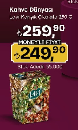 Kahve Dünyası Lavi Karışık Çikolata 250 G