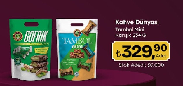 Kahve Dünyası Tambol Mini Karışık 234 G