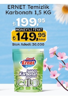 Ernet Temizlik Karbonatı 1,5 Kg