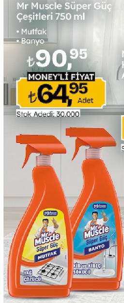 Mr Muscle Süper Güç Çeşitleri 750 Ml