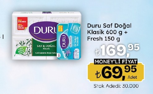 Duru Saf Doğal Klasik 600 G + Fresh 150 G