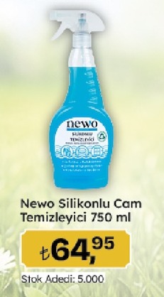 Newo Silikonlu Cam Temizleyici 750 Ml