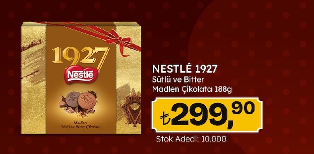 Nestlé 1927 Sütlü Ve Bitter Madlen Çikolata 188G