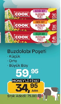 Cook Buzdolabı Poşeti