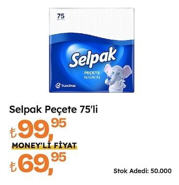 Selpak Peçete 75'Li