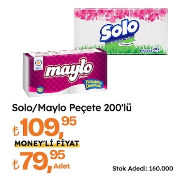 Solo/Maylo Peçete 200'Lü