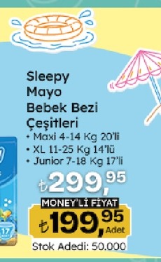 Sleepy Mayo Bebek Bezi Çeşitleri