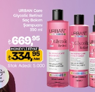Urban Care Glycolic Retinol Saç Bakım Şampuanı 350Ml