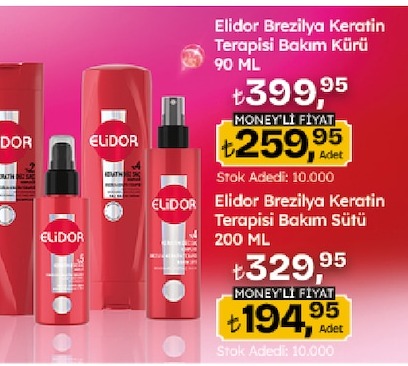 Elidor Brezilya Keratin Terapisi Bakım Kürü 90Ml