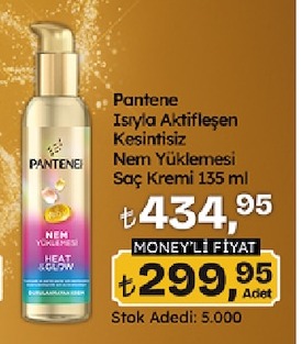 Pantene Isıyla Aktifleşen Kesintisiz Nem Yüklemesi Saç Kremi 135 Ml