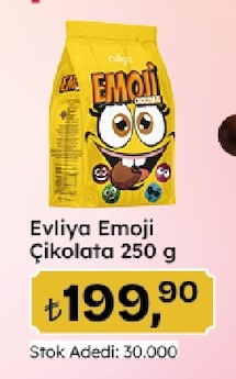 Evliya Emoji Çikolata 250 G