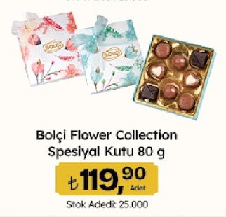 Bolçi Flower Collection Spesiyal Kutu 80 G