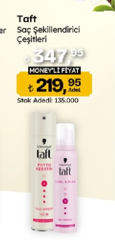 Taft Saç Şekillendirici Çeşitleri 150Ml