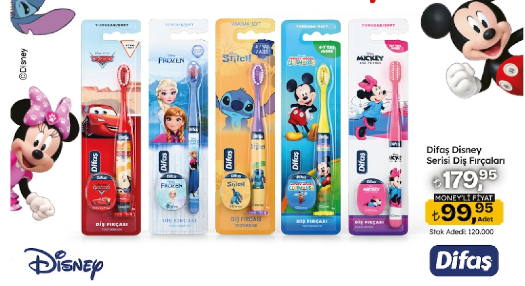 Difaş Disney Serisi Diş Fırçaları