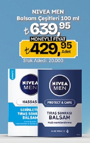 Nivea Men Balsam Çeşitleri 100Ml