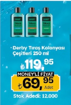 Derby Tıraş Kolonyası Çeşitleri 250 Ml
