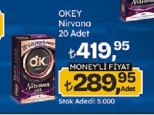 Okey Nirvana 20 Adet