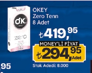 Okey Zero Tenn 8 Adet