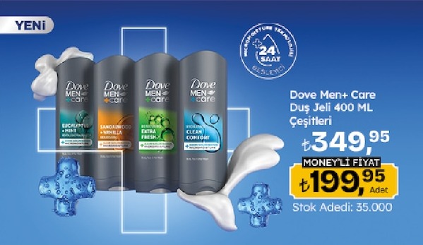 Dove Men+Care Duş Jeli Çeşitleri 400 Ml