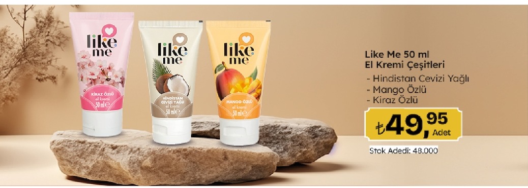 Like Me 50Ml El Kremi Çeşitleri