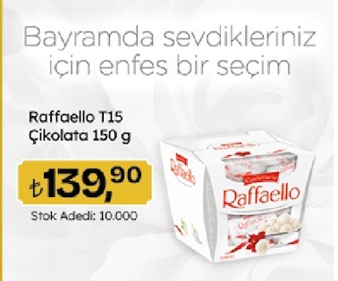 Raffaello T15 Çikolata 150 G