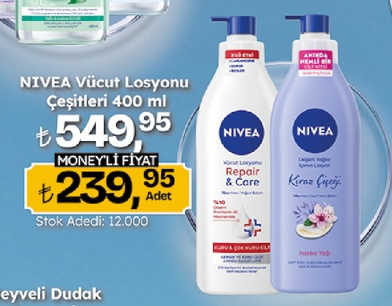 Nivea Vücut Losyonu Çeşitleri 400 Ml