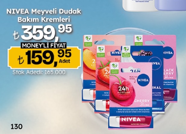Nivea Meyveli Dudak Bakım Kremleri