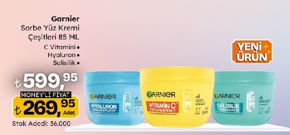Garnier Sorbe Yüz Kremi Çeşitleri 85 Ml