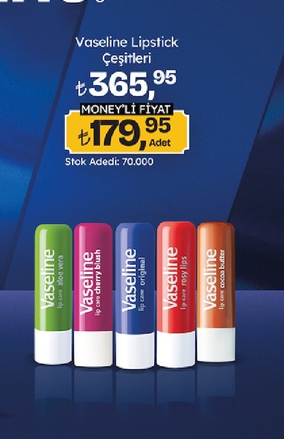 Vaseline Lipstick Çeşitleri