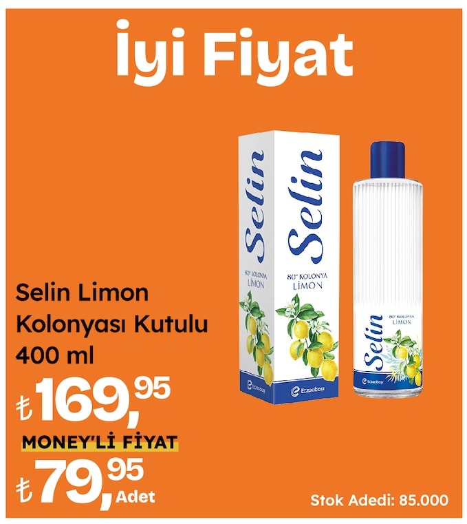 Selin Limon Kolonyasi Kutulu 400 Ml